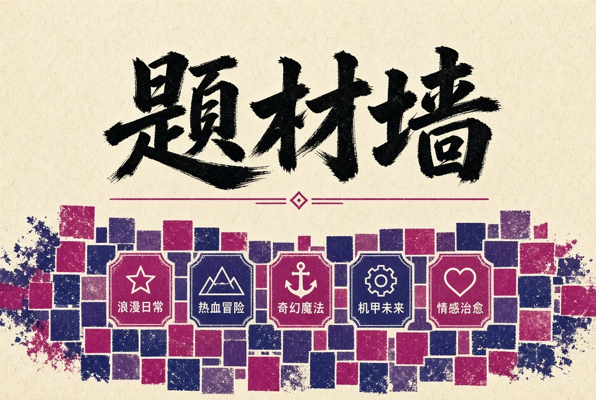题材墙内容配图